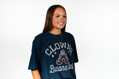 WOMEN'S Clowns Jade Motley Mid Rise Tee