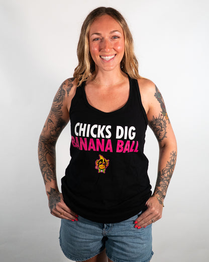 WOMEN'S Party Animals Chicks Dig Banana Ball
