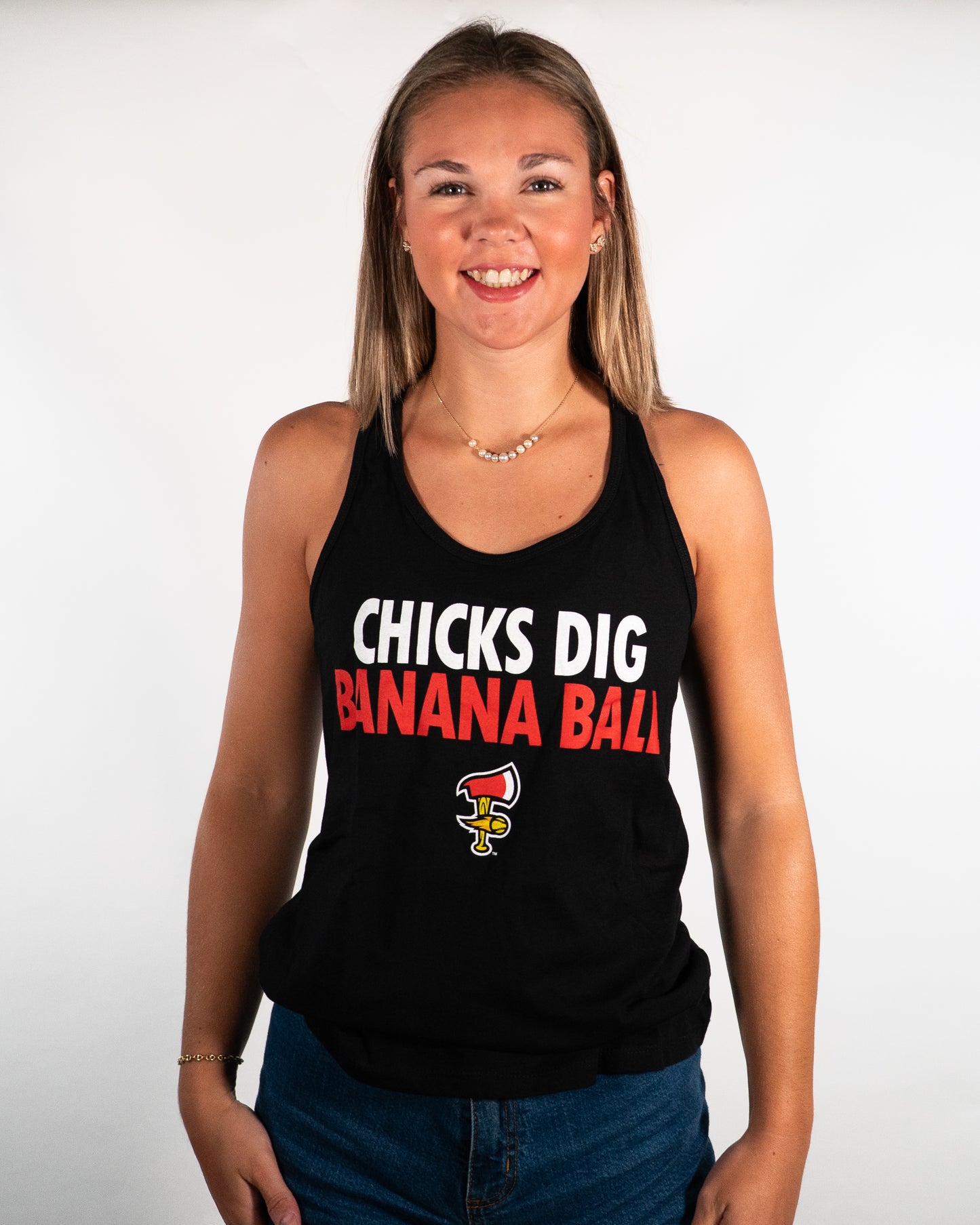 WOMEN'S Firefighters Chicks Dig Banana Ball