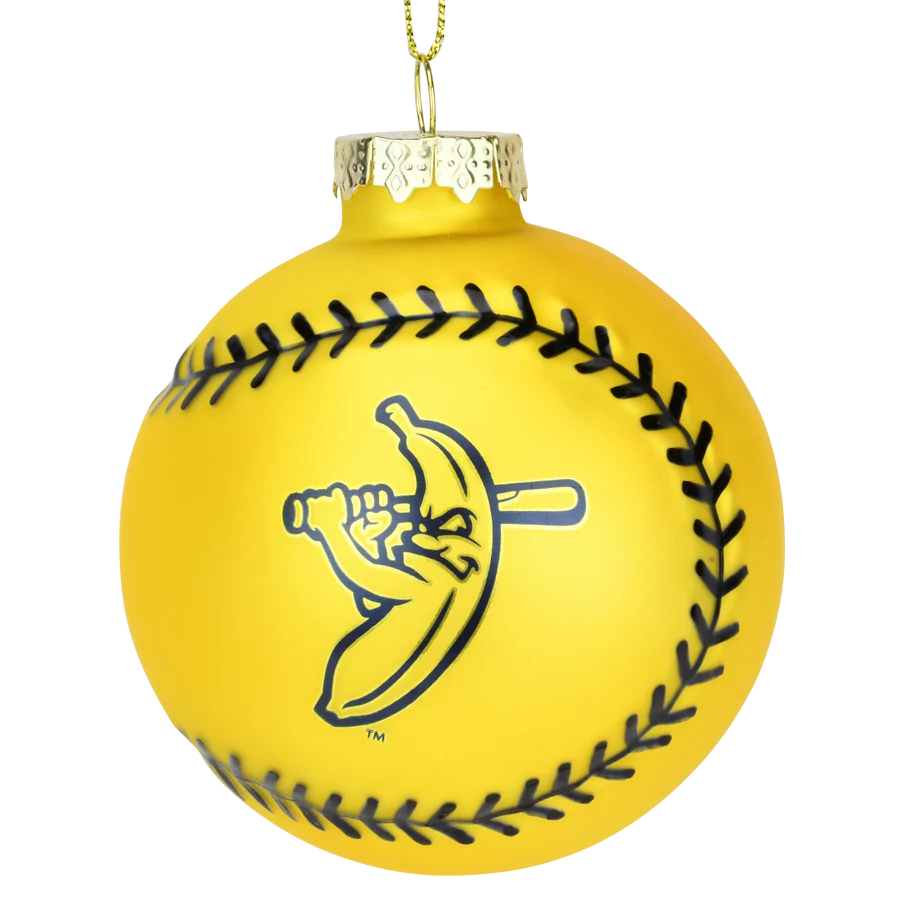Bananas Yellow Ball Ornament