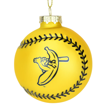 Bananas Yellow Ball Ornament