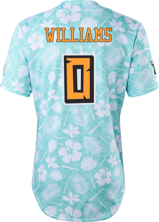 Coconuts CJ Williams #0 Evoshield Jersey - Floral