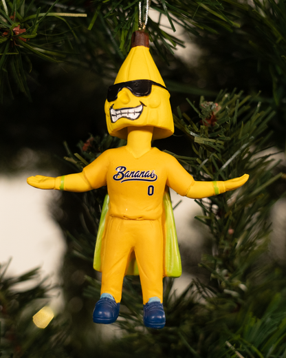 Bananas Split Mini Bobblehead Ornament