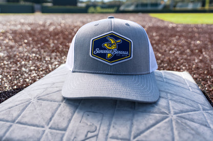 Bananas Richardson 112 Adjustable Trucker Hat - Gray/White