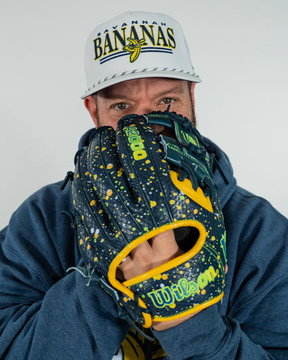 Bananas Zephyr Birdie Adjustable Rope Hat - White