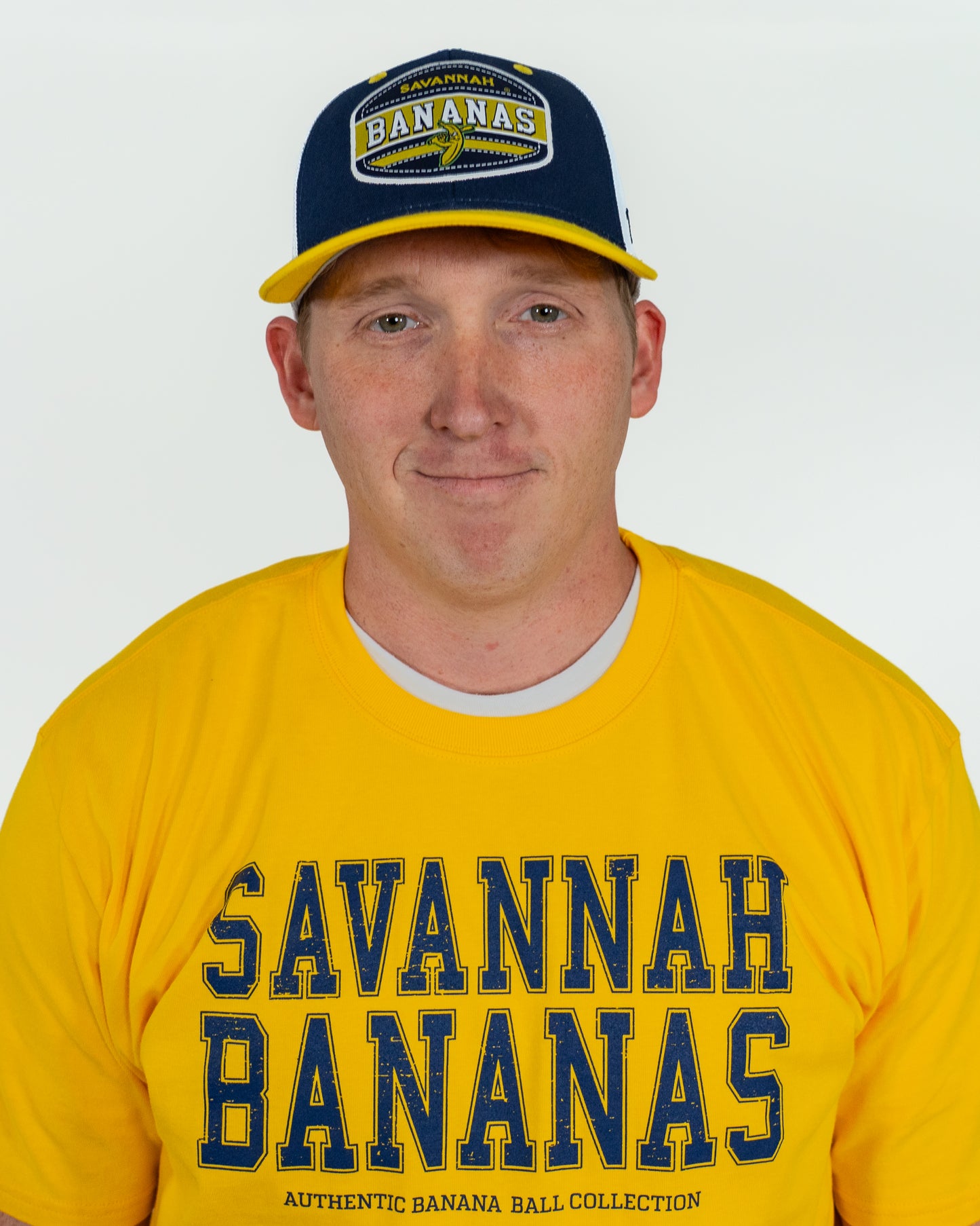 Bananas Zephyr Dakota Patch Adjustable Hat - Navy/Yellow