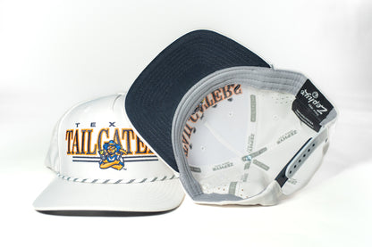 Tailgaters Zephyr Birdie Adjustable Rope Hat - White