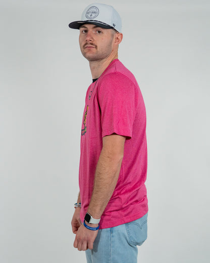 Party Animals EvoShield Primary Logo Short Sleeve Tech Tee - Pink