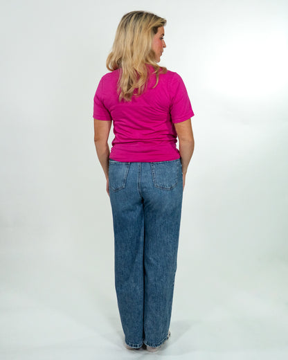 Party Animals Short Sleeve Primary Logo Tee - Pink