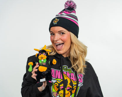 Party Animals Classic Striped Beanie