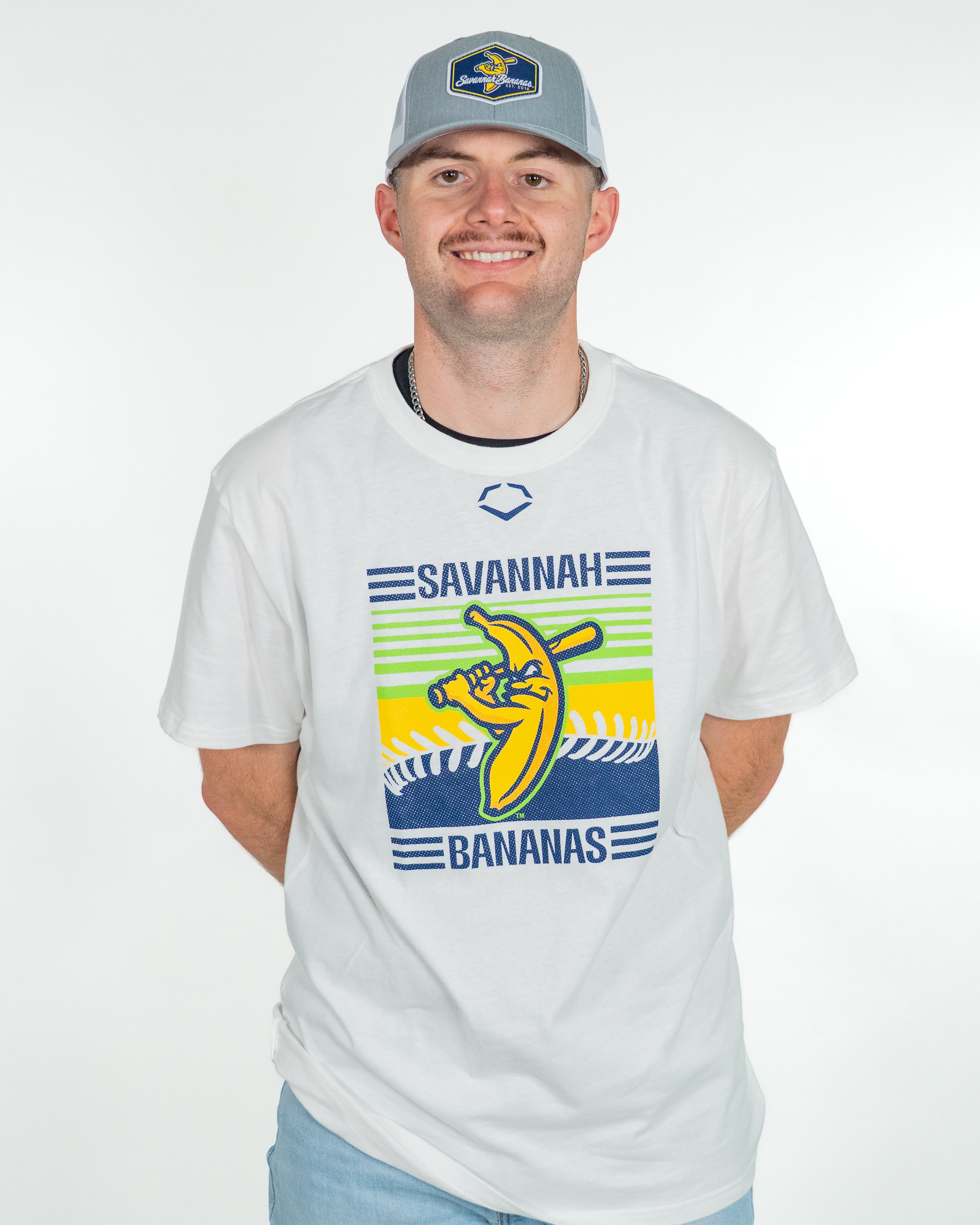 Bananas Richardson 112 Adjustable Trucker Hat - Gray/White