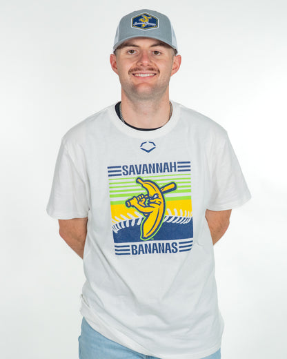 Bananas Richardson 112 Adjustable Trucker Hat - Gray/White