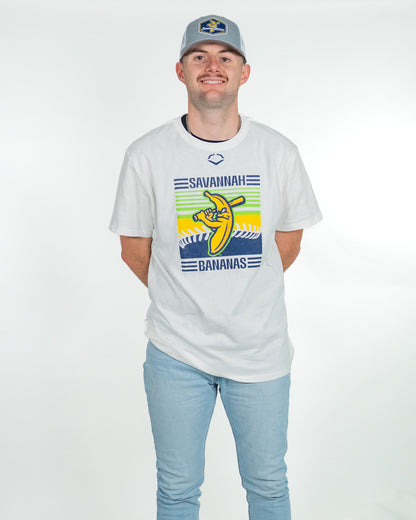 Bananas Split EvoShield Logo Tee - Vintage White