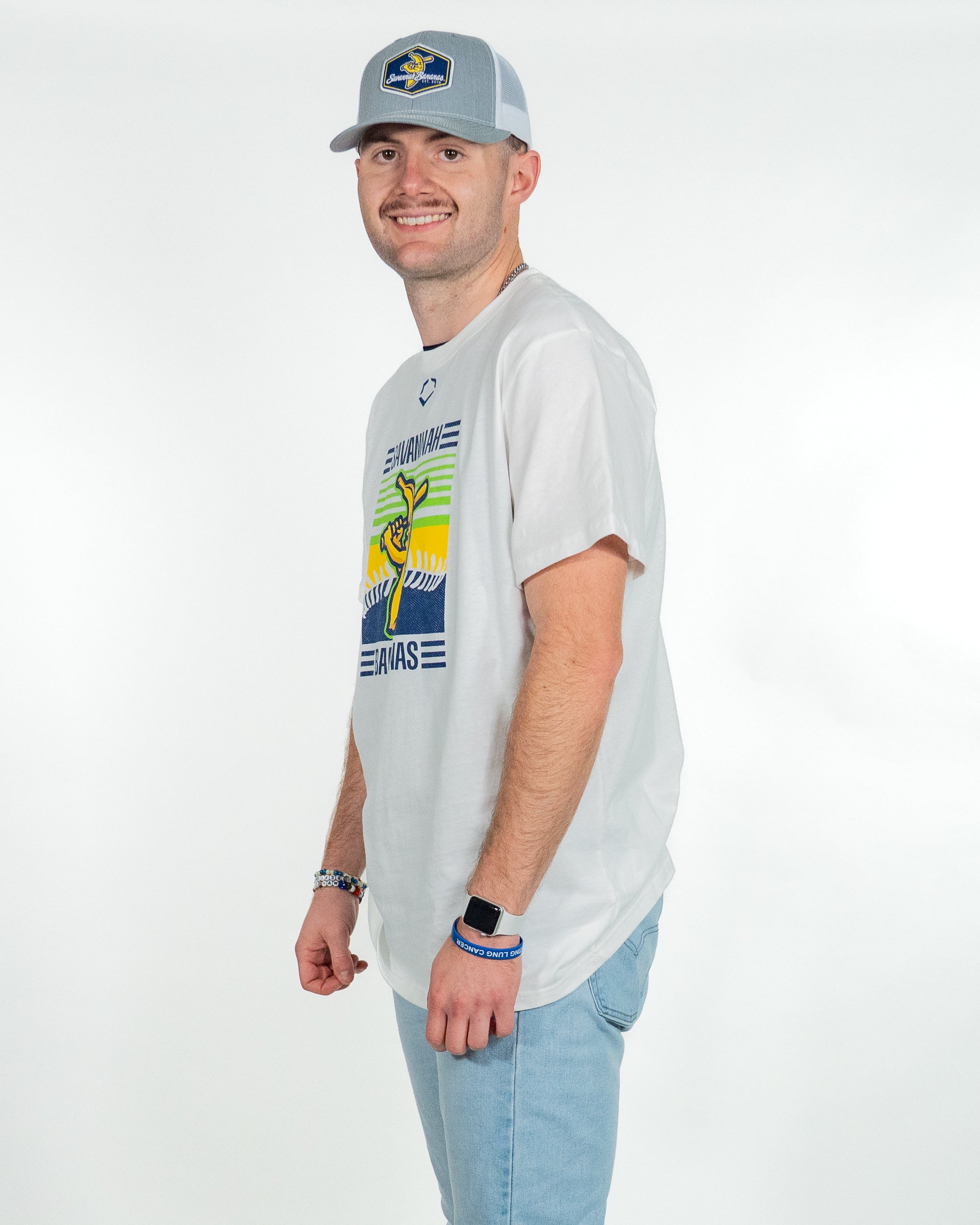 Bananas Split EvoShield Logo Tee - Vintage White – Banana Ball