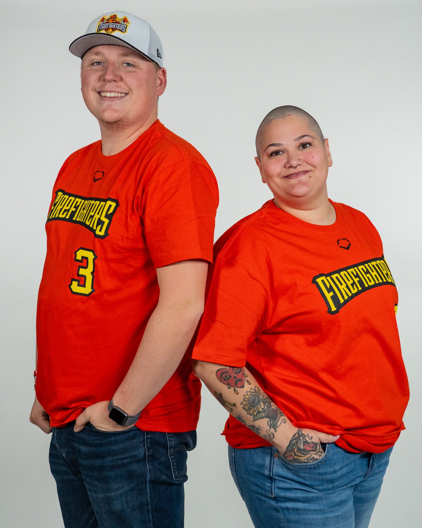 Firefighters EvoShield Shirsey - Red