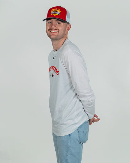 Firefighters EvoShield Long Sleeve Cotton Tee - White