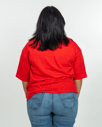 WOMEN'S Firefighters Jade Motley Mid Rise Tee