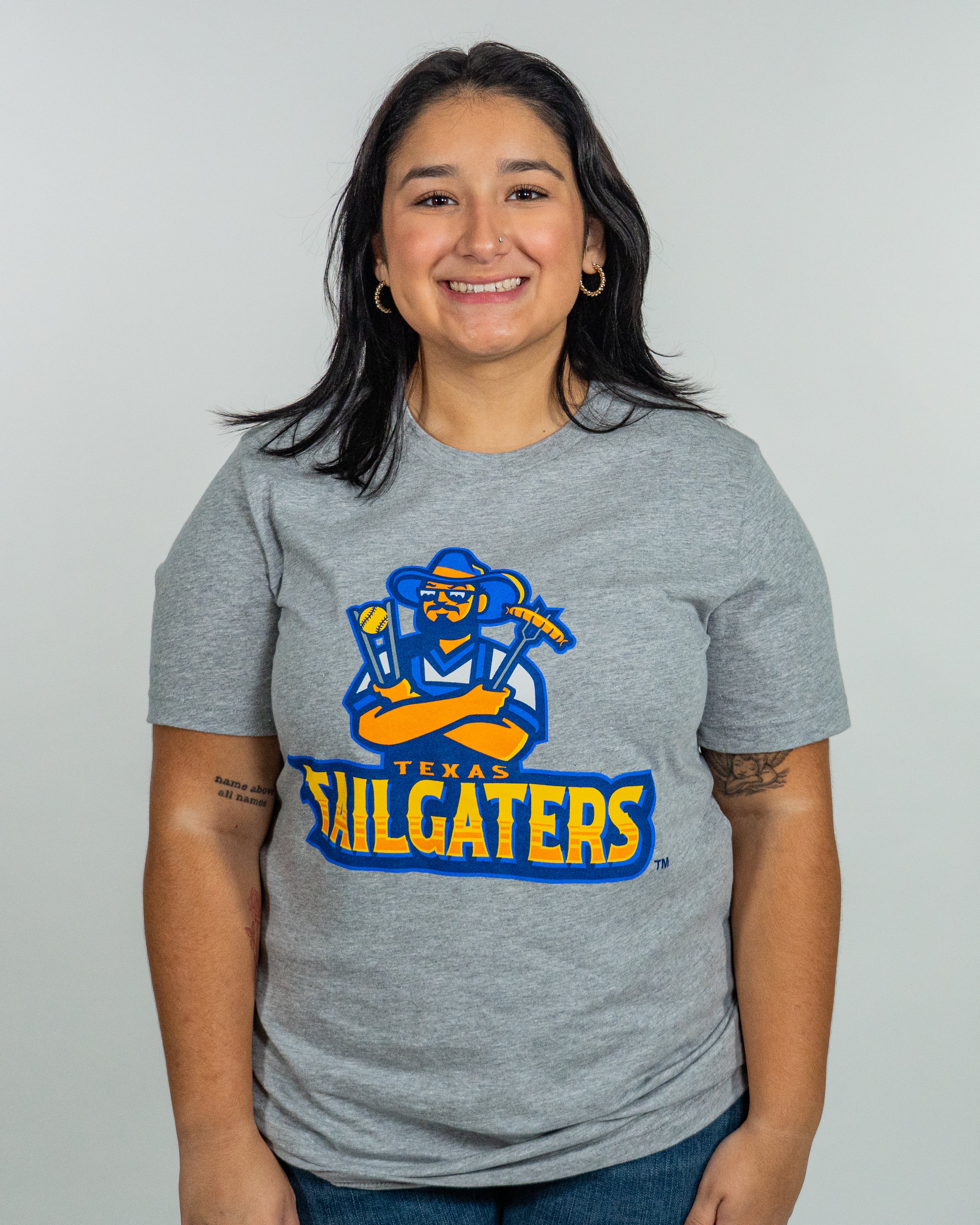 Tailgaters Primary T-Shirt - Gray Heather – Banana Ball