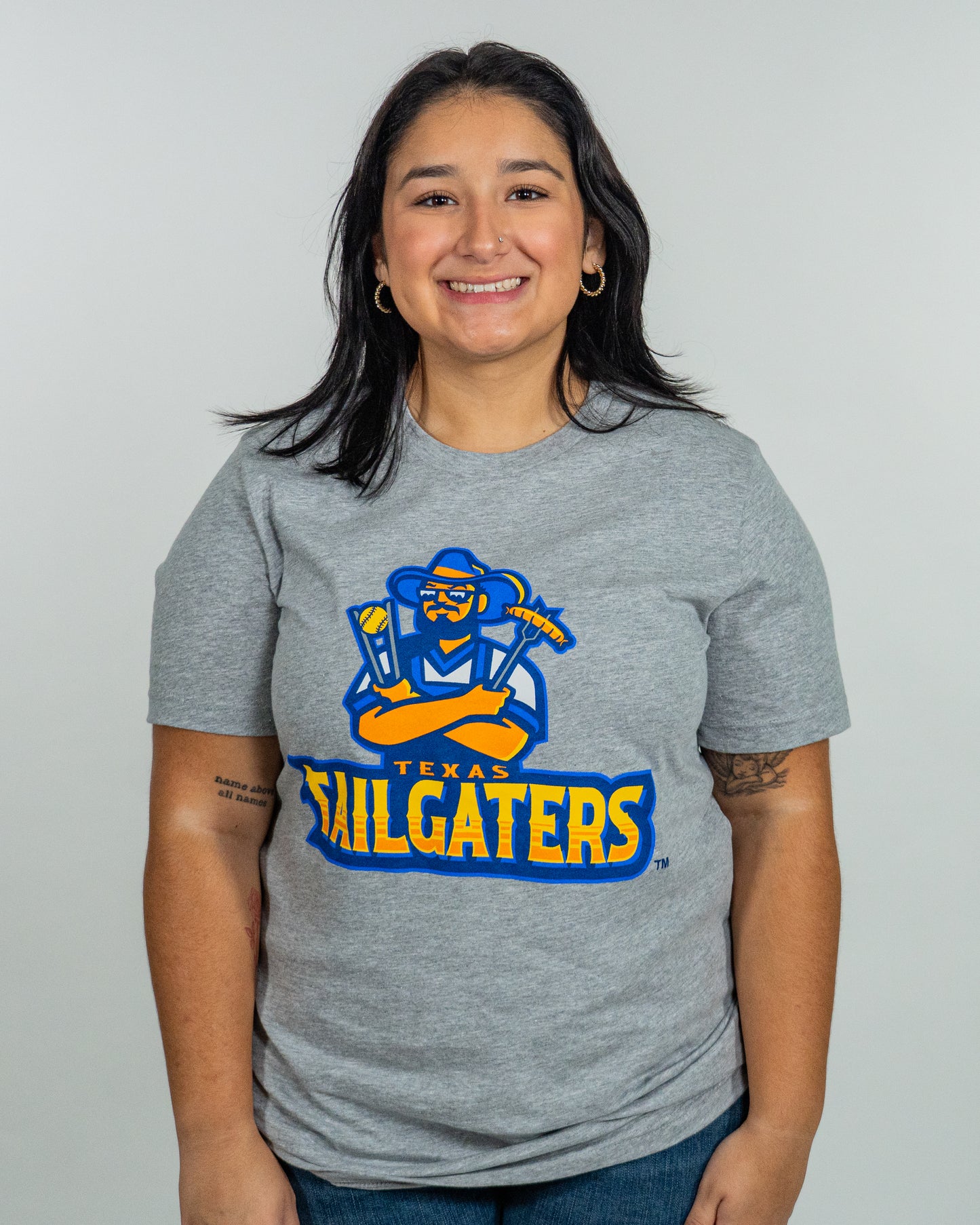 Tailgaters Primary T-Shirt - Gray Heather