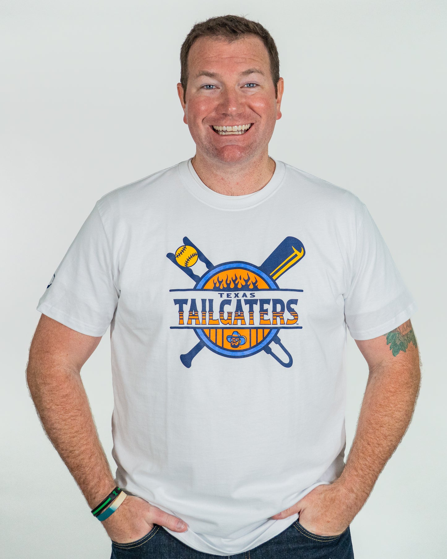 Tailgaters EvoShield Grillmaster SS Tee - White