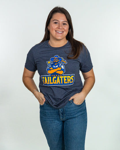Tailgaters Primary T-Shirt - Heathered Navy