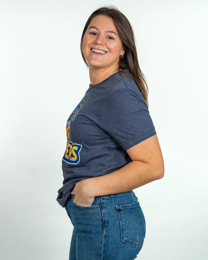 Tailgaters Primary T-Shirt - Heathered Navy