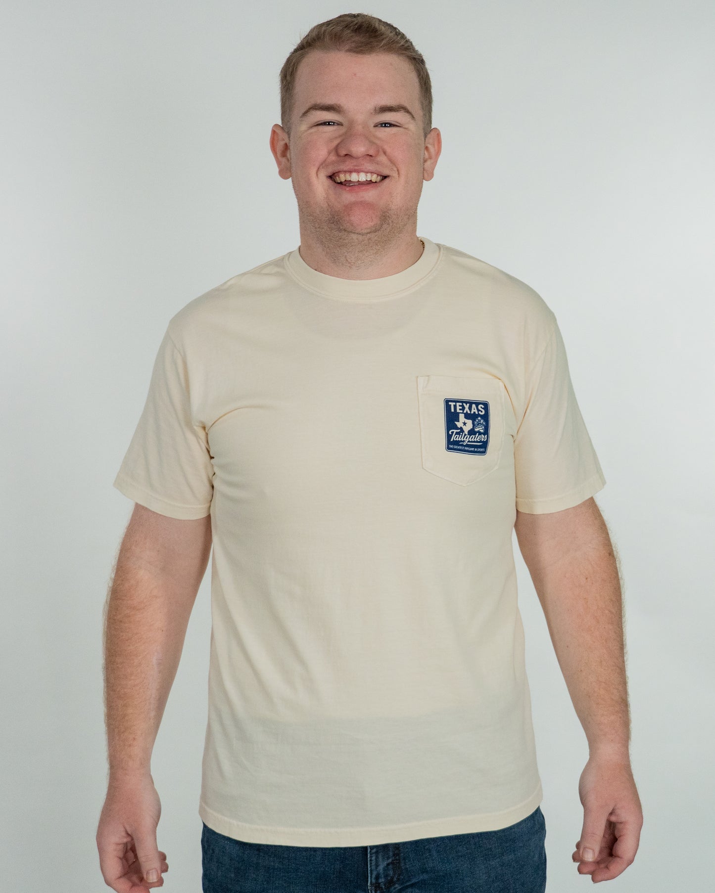 Tailgaters Comfort Colors State Sign Pocket T-Shirt