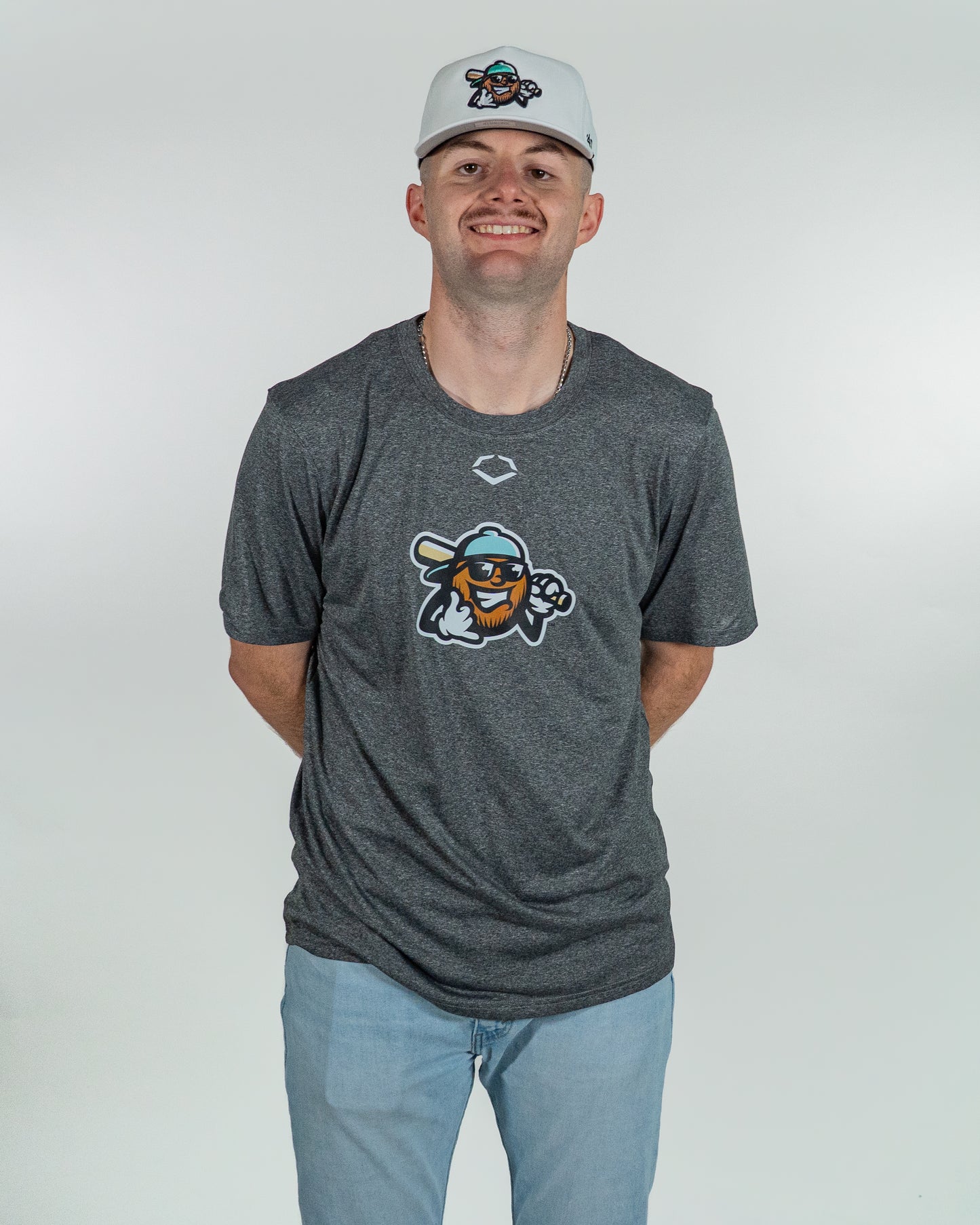 Coconuts EvoShield Secondary Logo Tech Tee - Charcoal