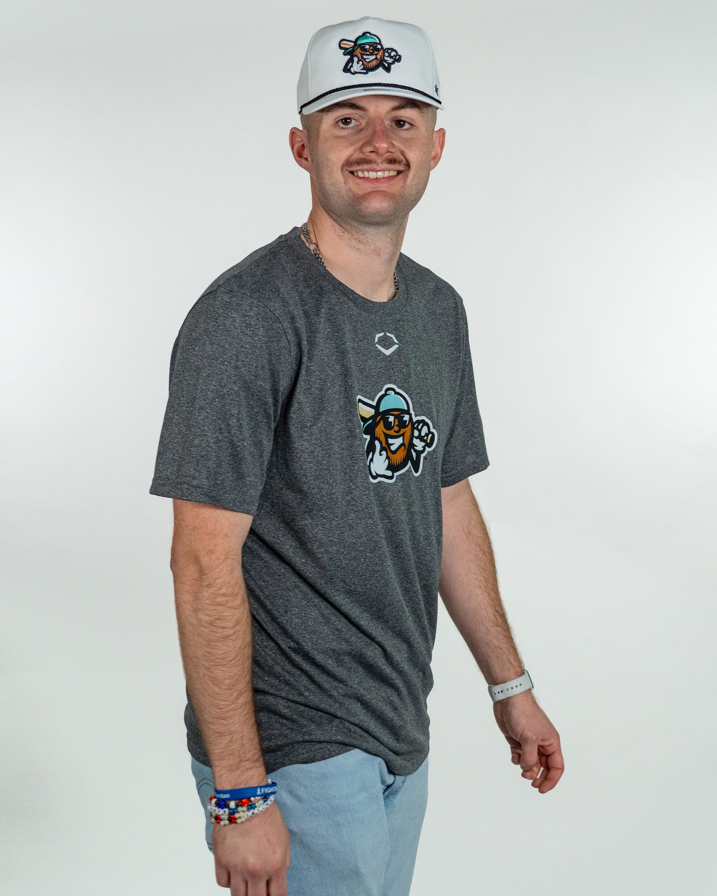 Coconuts EvoShield Secondary Logo Tech Tee - Charcoal