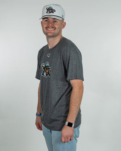 Coconuts EvoShield Secondary Logo Tech Tee - Charcoal