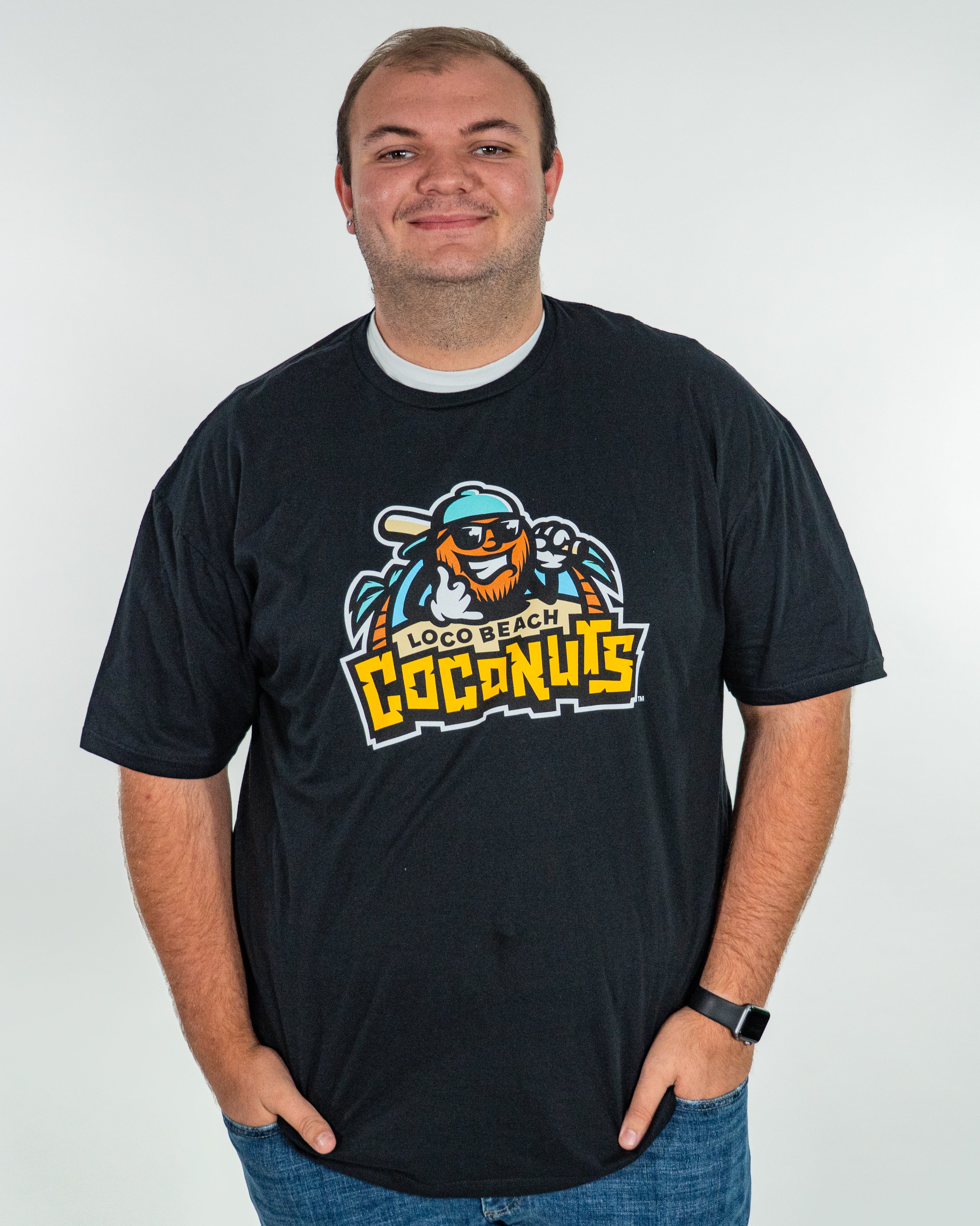 Coconuts Primary Logo Tee - Black – Banana Ball