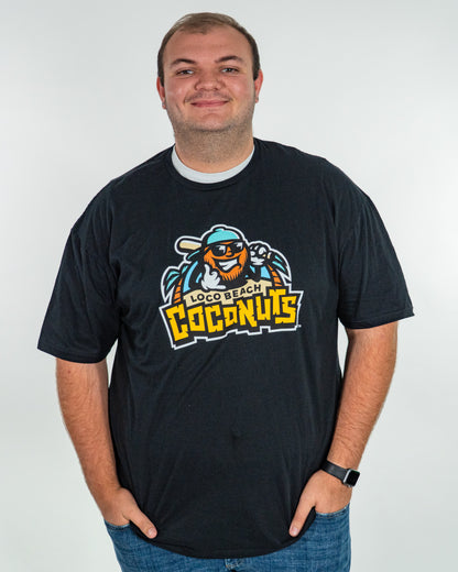 Coconuts Primary Logo Tee - Black