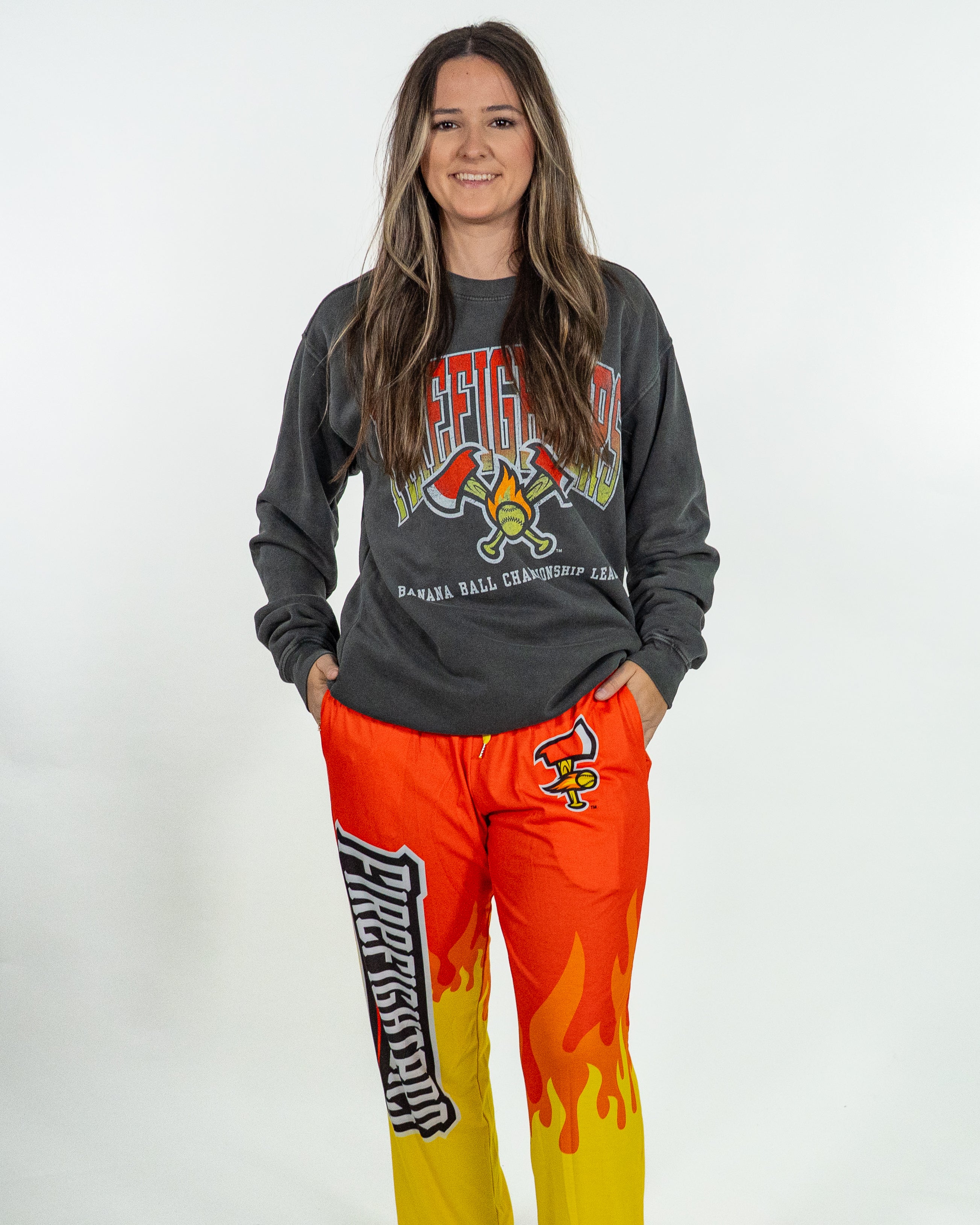 00s Chieftrain Firefighter Pantsファイヤーマン Firefighters Flame Pajama Bottoms – Banana Ball
