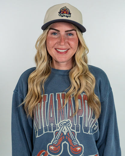 Clowns '47 Brand Primary Logo Two-Tone Hitch ADJ - Natural/Navy