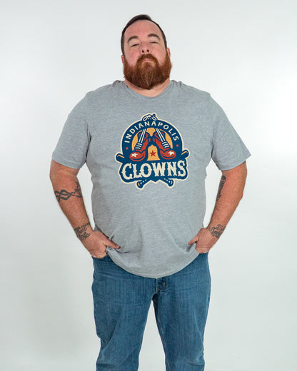 Clowns Primary Logo Tee - Gray Heather