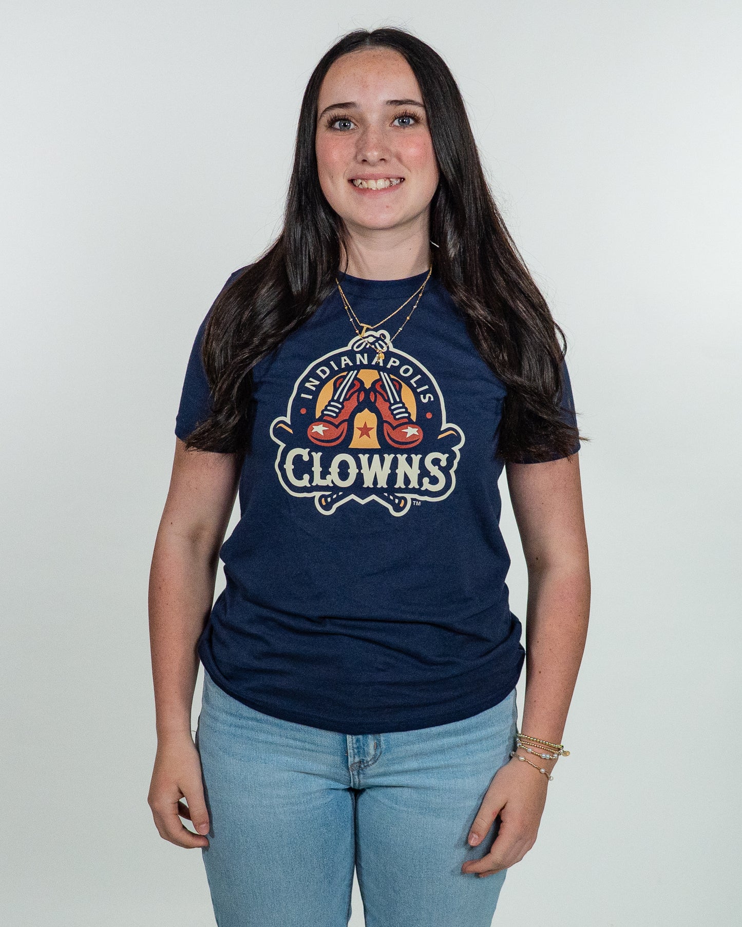 YOUTH Clowns Primary Logo Tee - Navy