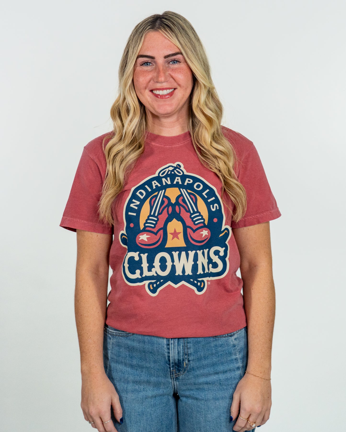 Clowns Comfort Colors Alternate Logo Tee - Red