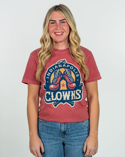 Clowns Comfort Colors Alternate Logo Tee - Red