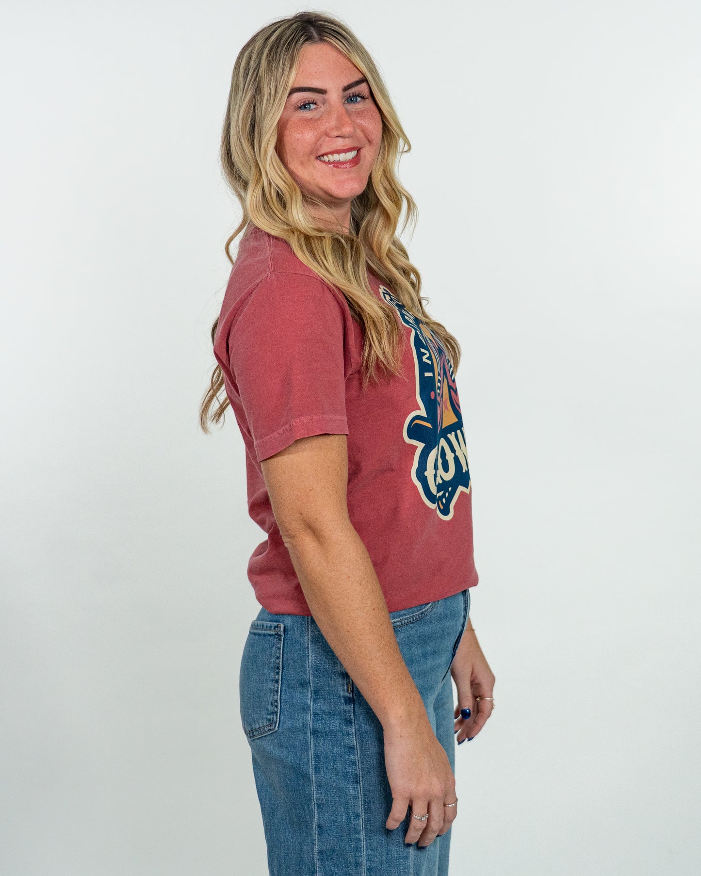 Clowns Comfort Colors Alternate Logo Tee - Red