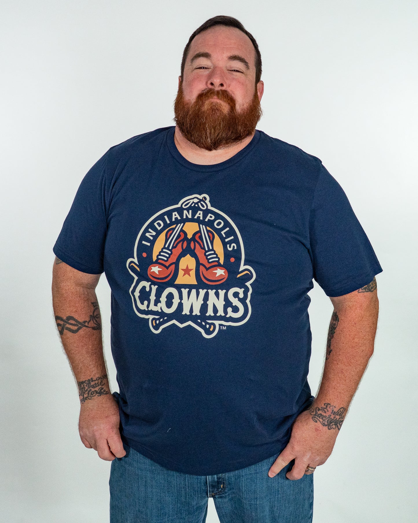 Clowns Primary Logo Tee - Navy