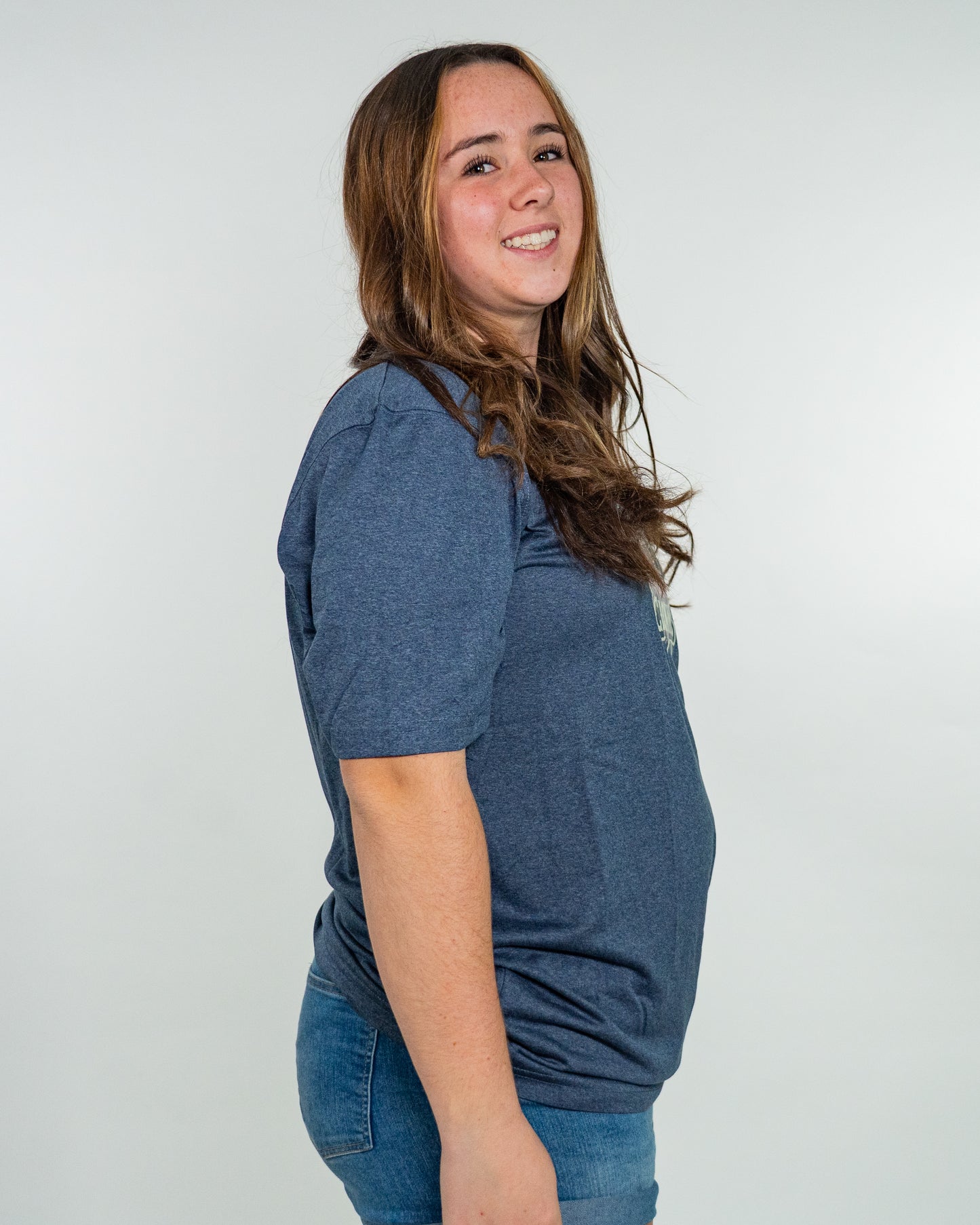 Clowns EvoShield Primary Logo Tech Tee - Navy Heather