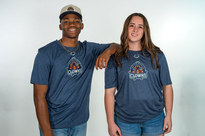 Clowns EvoShield Primary Logo Tech Tee - Navy Heather