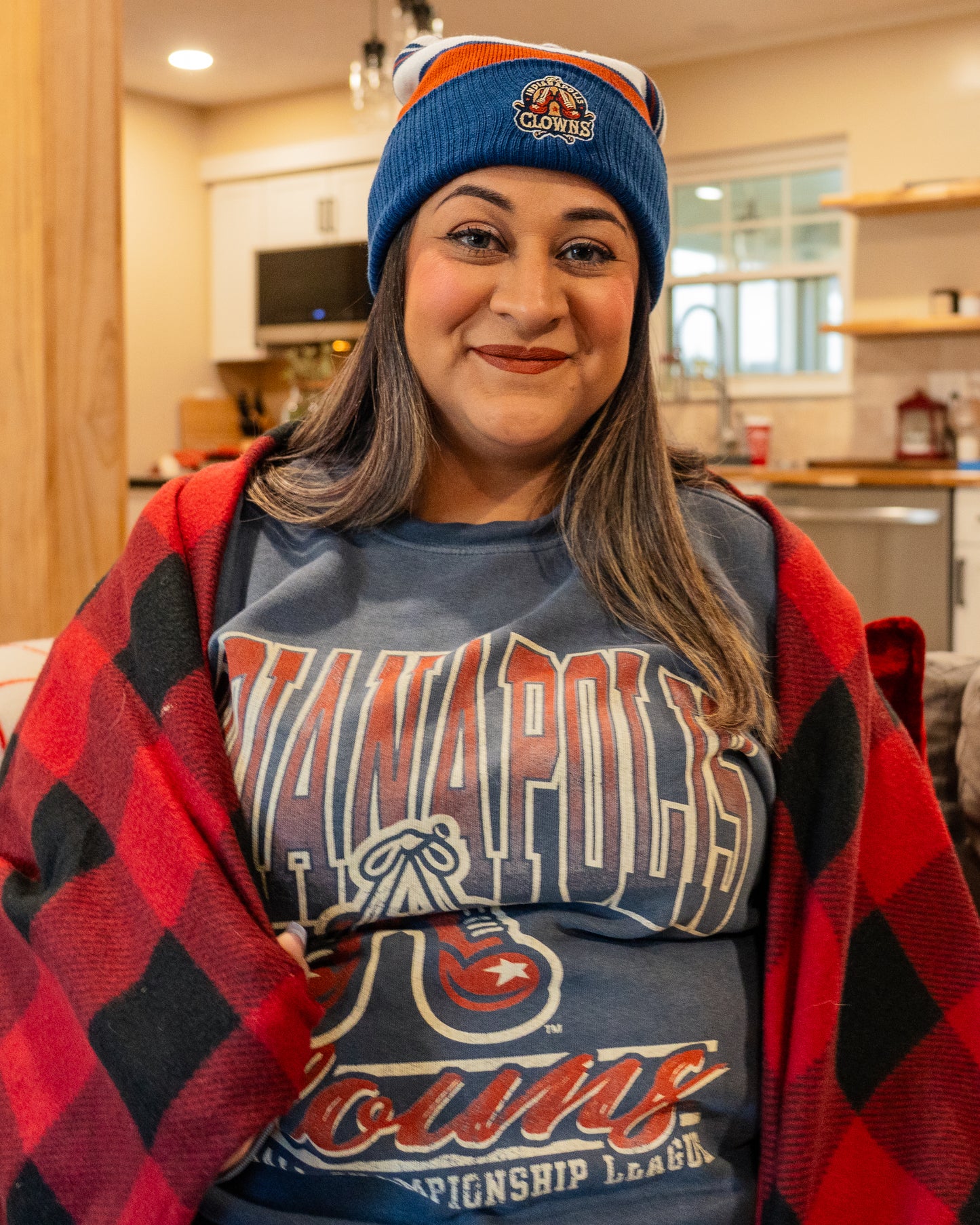 Clowns Classic Striped Beanie