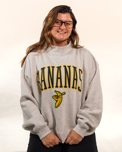 WOMEN'S Bananas Lingo Mock-Crew Oversized Fleece