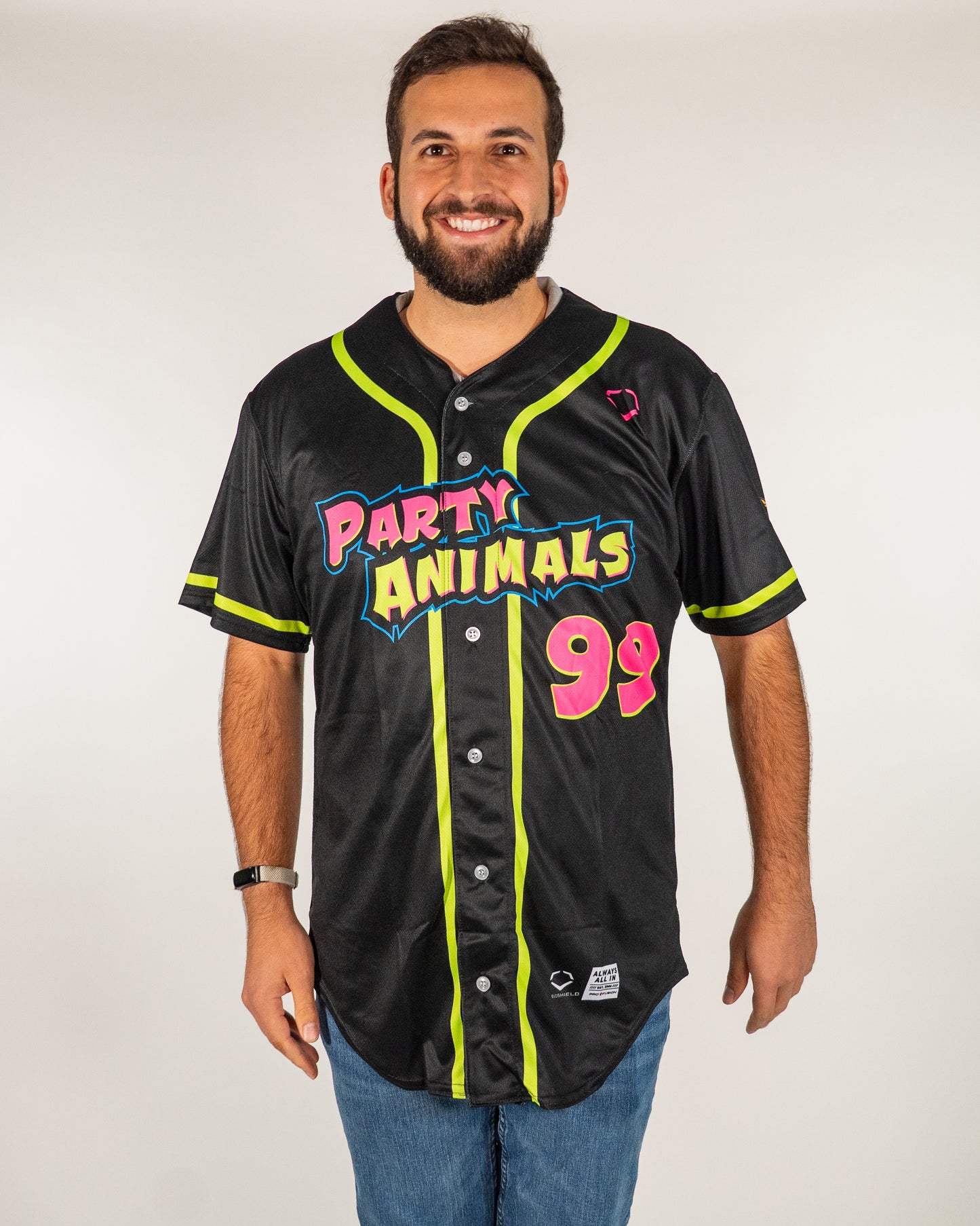 Party Animals EvoShield Short Sleeve Jersey - Black