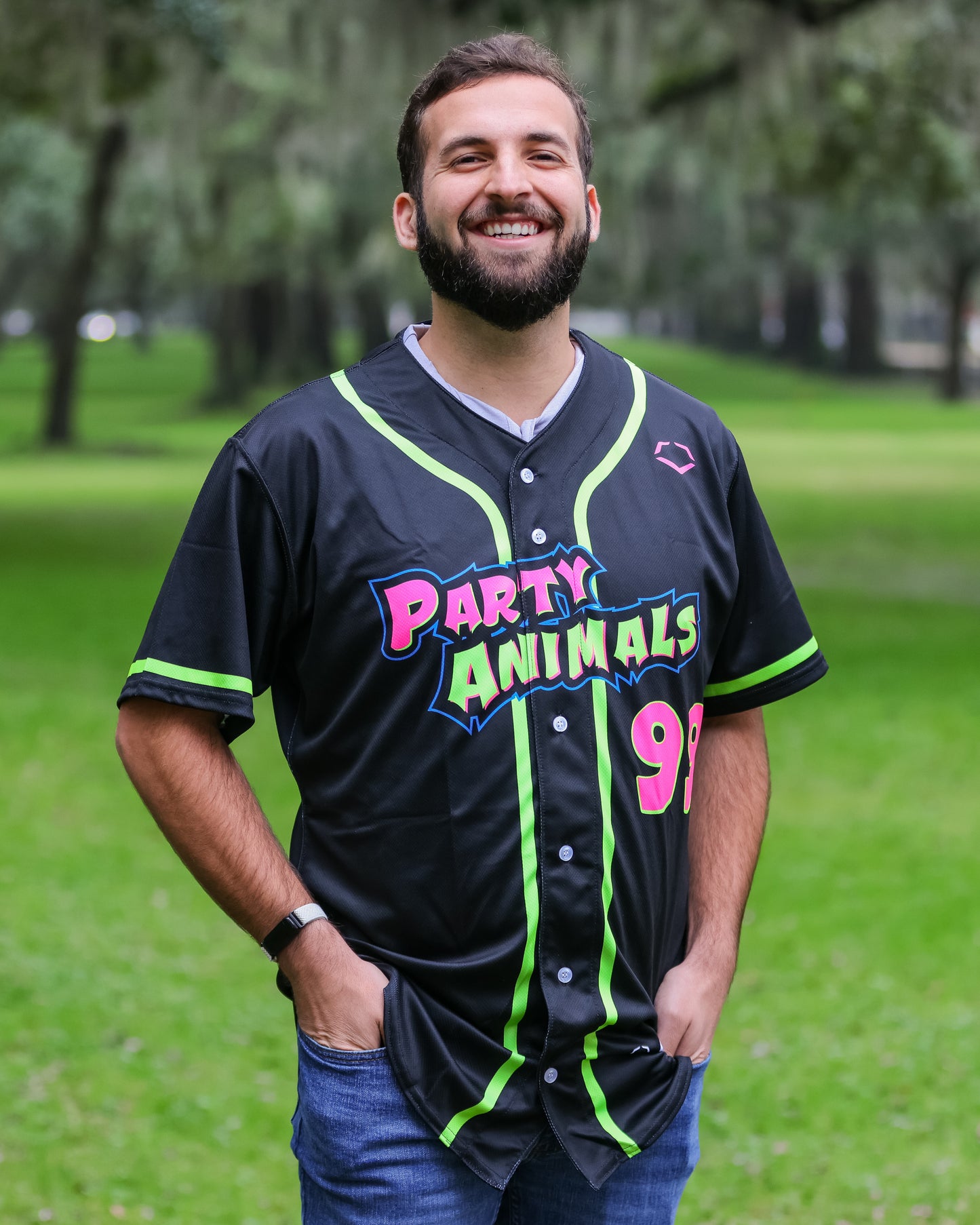 Party Animals EvoShield Short Sleeve Jersey - Black