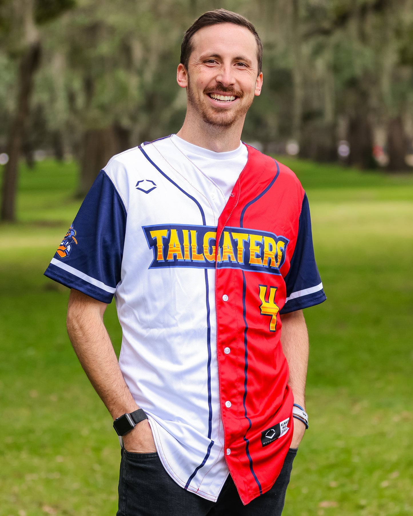 Tailgaters EvoShield BBCL Jersey - Texas Flag