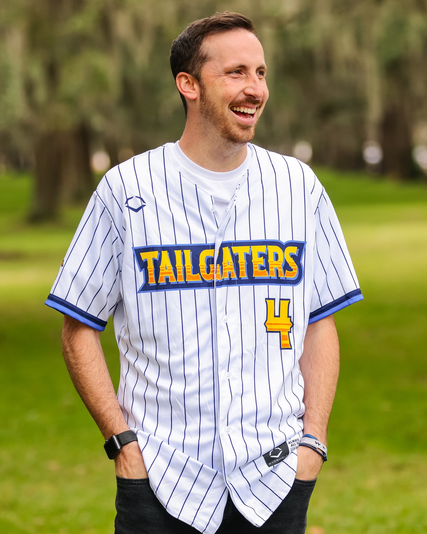 Tailgaters EvoShield BBCL Jersey - Pin Stripe