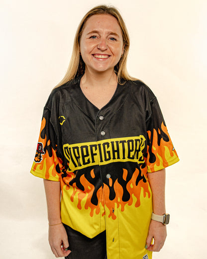 Firefighters EvoShield BBCL Jersey - Black Flame