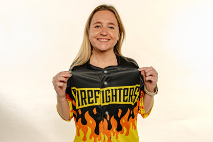 Firefighters EvoShield BBCL Jersey - Black Flame